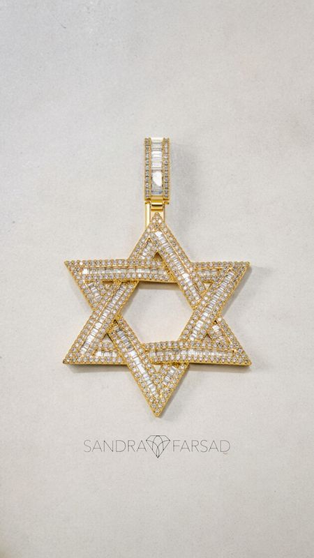 Star of David 18K gold plated LMITED EDITION